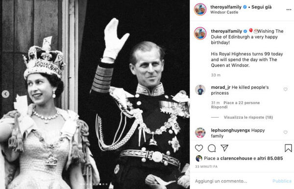 Regno Unito, è morto il principe Filippo: aveva 99 anni. Elisabetta in lutto Regno Unito, è morto il principe Filippo: aveva 99 anni. Elisabetta in lutto