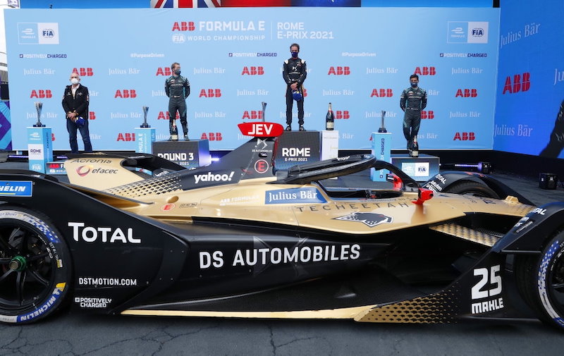 Al primo E-Prix, la DS E-TENSE FE21 subito vincente Al primo E-Prix, la DS E-TENSE FE21 subito vincente