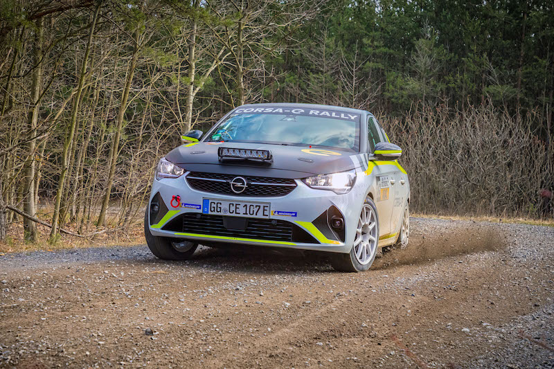 Un Sound System per la Opel Corsa-e Rally elettrica
