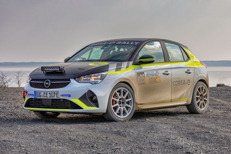 Un Sound System per la Opel Corsa-e Rally elettrica