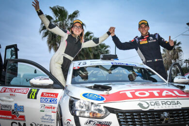 Al rally di Sanremo brillano Farina, Lucchesi e le Peugeot 208