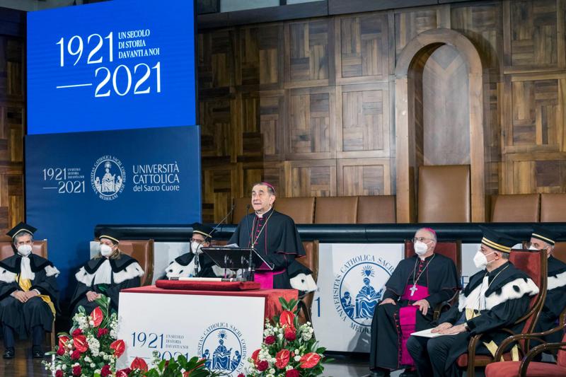 Università Cattolica di Milano, inaugurazione del centesimo anno. VIDEO Università Cattolica di Milano, inaugurazione del centesimo anno. VIDEO