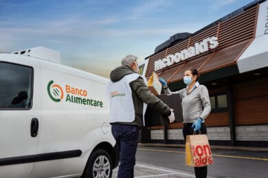 McDonald’s, raggiunto traguardo di pasti donati insieme a Banco Alimentare