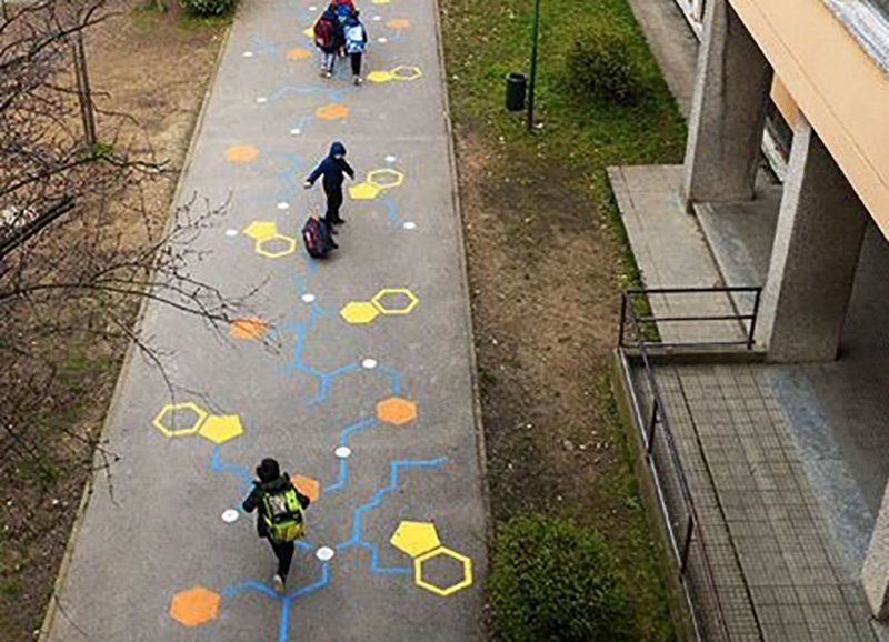 Urbanismo soft: mappe colorate e interventi cromatici per le città post Covid Urbanismo soft: mappe colorate e interventi cromatici per le città post Covid