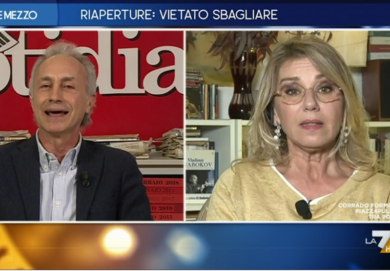 Travaglio-De Gregorio: “Passa Draghi e si inchinano”, “Polemizzi perchè…”