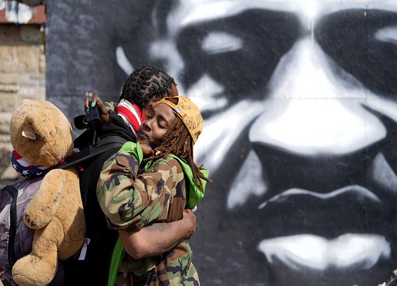 Minneapolis, manifestazione in ricordo di George Floyd e Daunte Wright