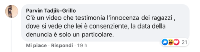 Moglie Grillo: “Mio figlio è innocente”, Boschi: “No a giustizia sui social”