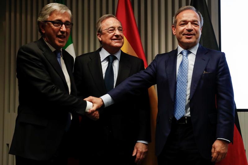 Florentino Pérez insiste con la Super Lega: dove c’è lui, ci sono i soldi Florentino Pérez insiste con la Super Lega: dove c’è lui, ci sono i soldi