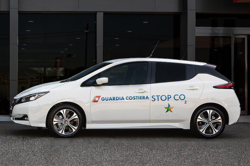 Nissan Leaf, arruolata dalle Capitanerie di Porto