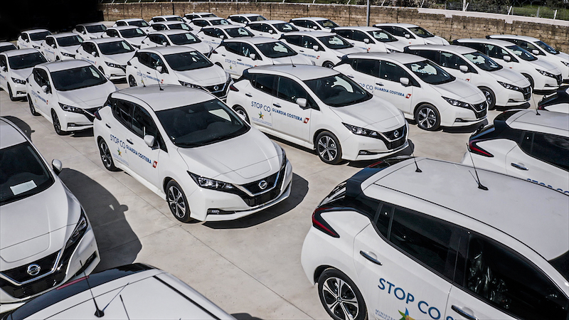 Nissan Leaf, arruolata dalle Capitanerie di Porto