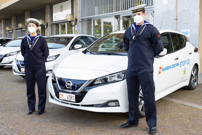 Nissan Leaf, arruolata dalle Capitanerie di Porto