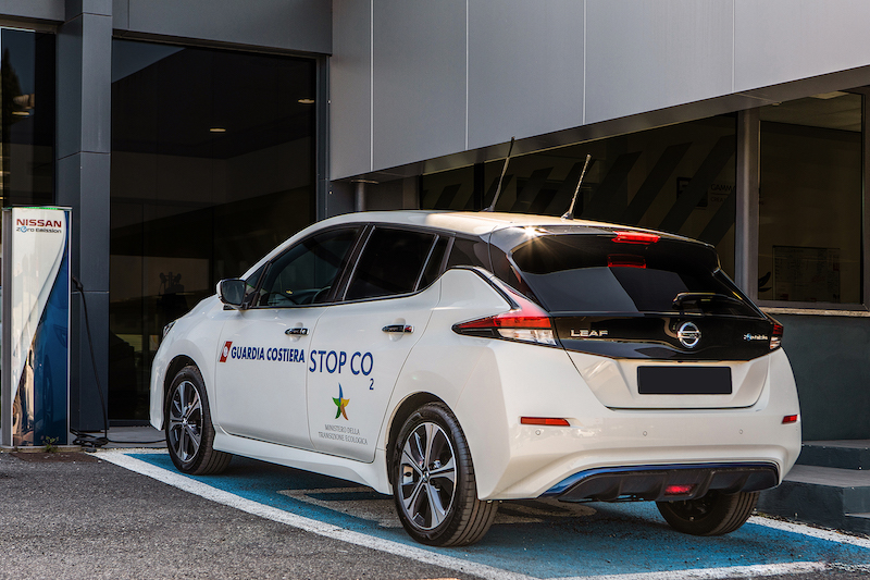 Nissan Leaf, arruolata dalle Capitanerie di Porto