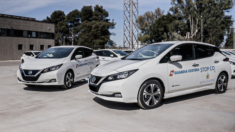 Nissan Leaf, arruolata dalle Capitanerie di Porto