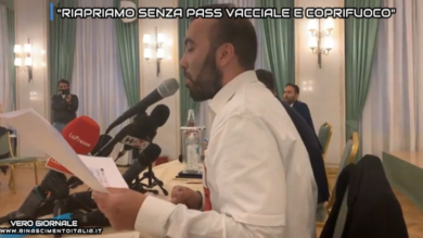 “Riapriremo senza pass vaccinale e coprifuoco”: il tg VERO GIORNALE