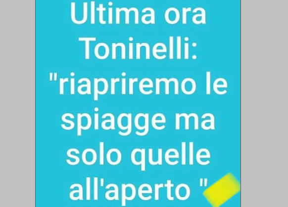 Galleria foto 'Governo pronto a riaprire le spiagge. Toninelli precisa: “Quelle aperte”' - foto 1