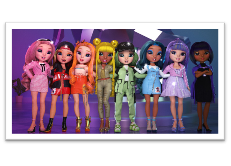 Rainbow High: la serie animata sul mondo del glam arriva su Netflix