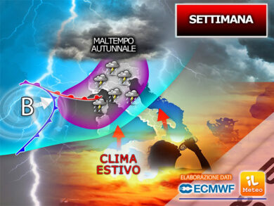 Meteo settimana, Italia divisa in due: scoppia l’estate al Sud, ma al Nord…