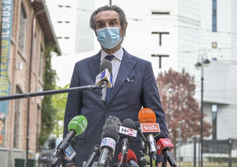 Fontana, stop vaccino AstraZeneca non causa ritardi alla campagna lombarda Fontana, stop vaccino AstraZeneca non causa ritardi alla campagna lombarda