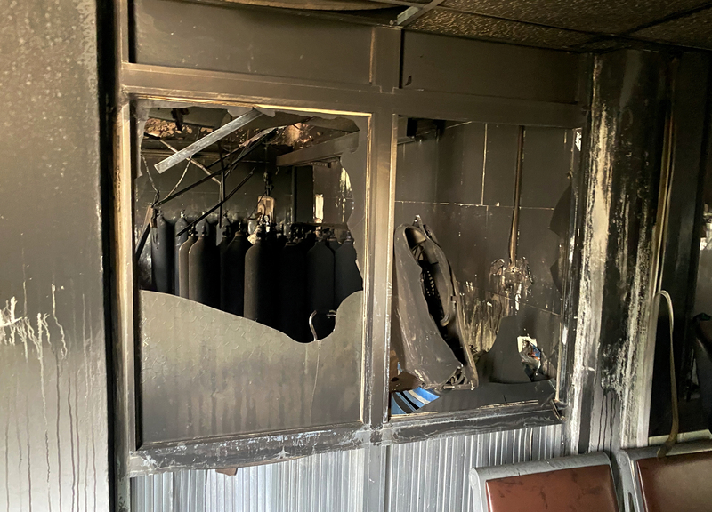 Baghdad, l’incendio in un ospedale Covid avvenuto domenica 24 Aprile
