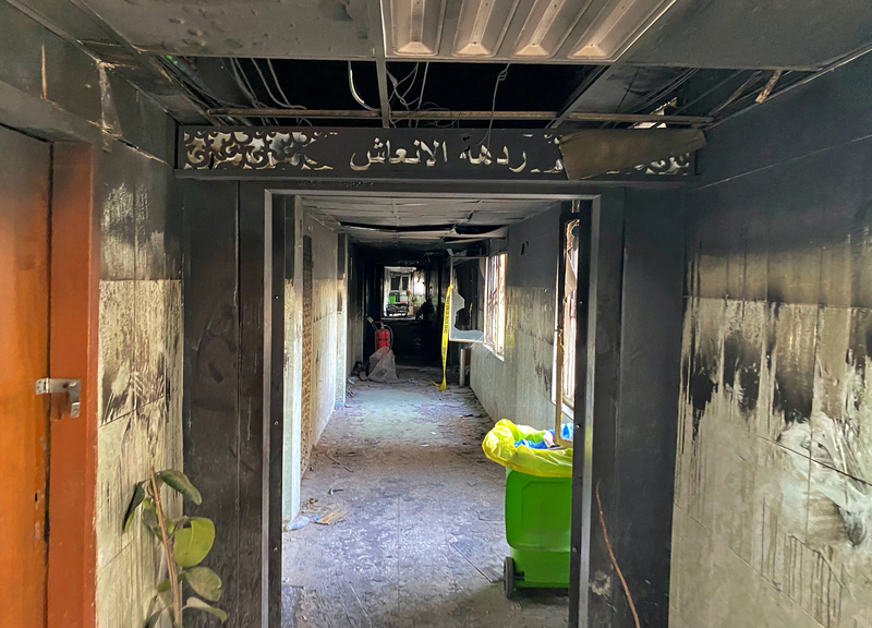 Baghdad, l’incendio in un ospedale Covid avvenuto domenica 24 Aprile