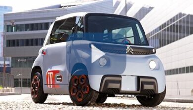 La prima Citroen AMI 100% elettrica sulle strade italiane