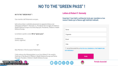 Olltre 500.000 firme contro il green pass europeo: il tg VERO GIORNALE