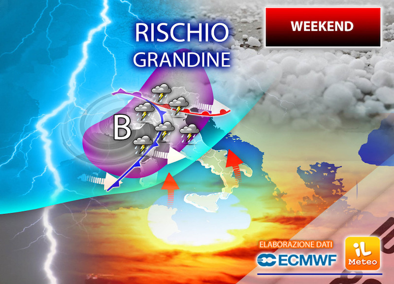 Fino al weekend del primo maggio piogge, temporali e anche sabbia dal deserto Fino al weekend del primo maggio piogge, temporali e anche sabbia dal deserto