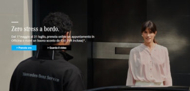 Mercedes presenta la campagna ‘stressfree’: l’assistenza in un click
