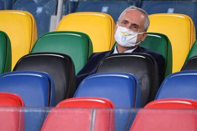 Caso tamponi Lazio, 12 mesi di inibizione a Lotito e multa di 200mila euro