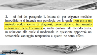 Con la cura, non si poteva sperimentare i vaccini: il tg VERO GIORNALE
