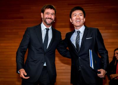 ANdrea Agnelli Steven Zhang