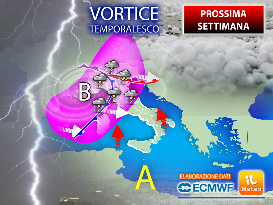 Meteo, maggio burrascoso: da lunedì vortice di temporali e temperature giù Meteo, maggio burrascoso: da lunedì vortice di temporali e temperature giù