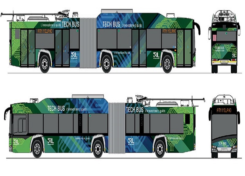 Milano, Tech bus con tecnologia 5G: la 90/91 si guiderà da sé Milano, Tech bus con tecnologia 5G: la 90/91 si guiderà da sé