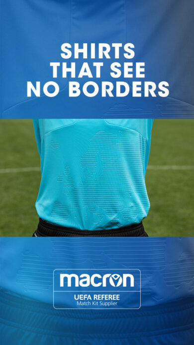 Arbitri, c’è l’Europa sulle maglie per Euro2020. Le foto