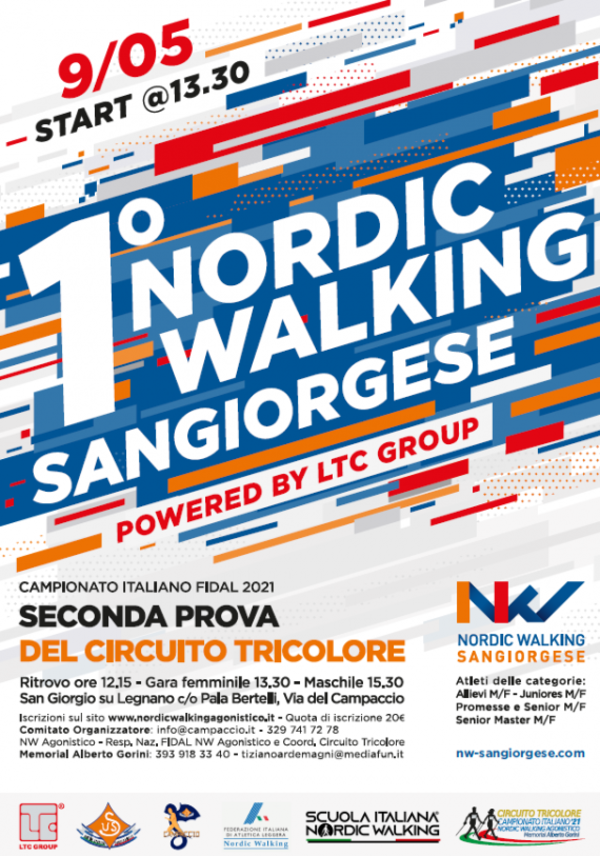 1°Sangiorgese Nordic Walking Campionato Italiano FIDAL in Lombardia 1°Sangiorgese Nordic Walking Campionato Italiano FIDAL in Lombardia
