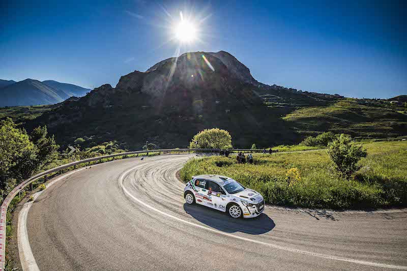 Targa Florio: Lucchesi domina nel Peugeot Competition 208 rally cup top