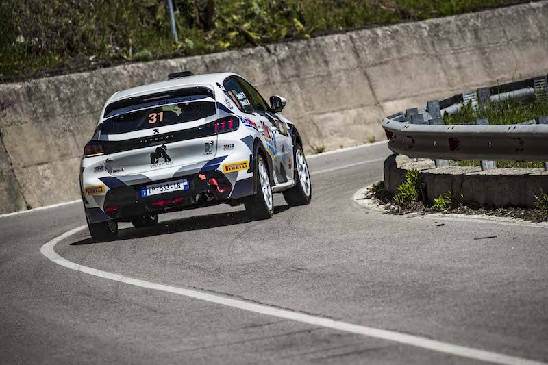 Targa Florio: Lucchesi domina nel Peugeot Competition 208 rally cup top
