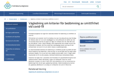 Covid, per la Svezia i test PCR per tracciare il virus sono inattendibili