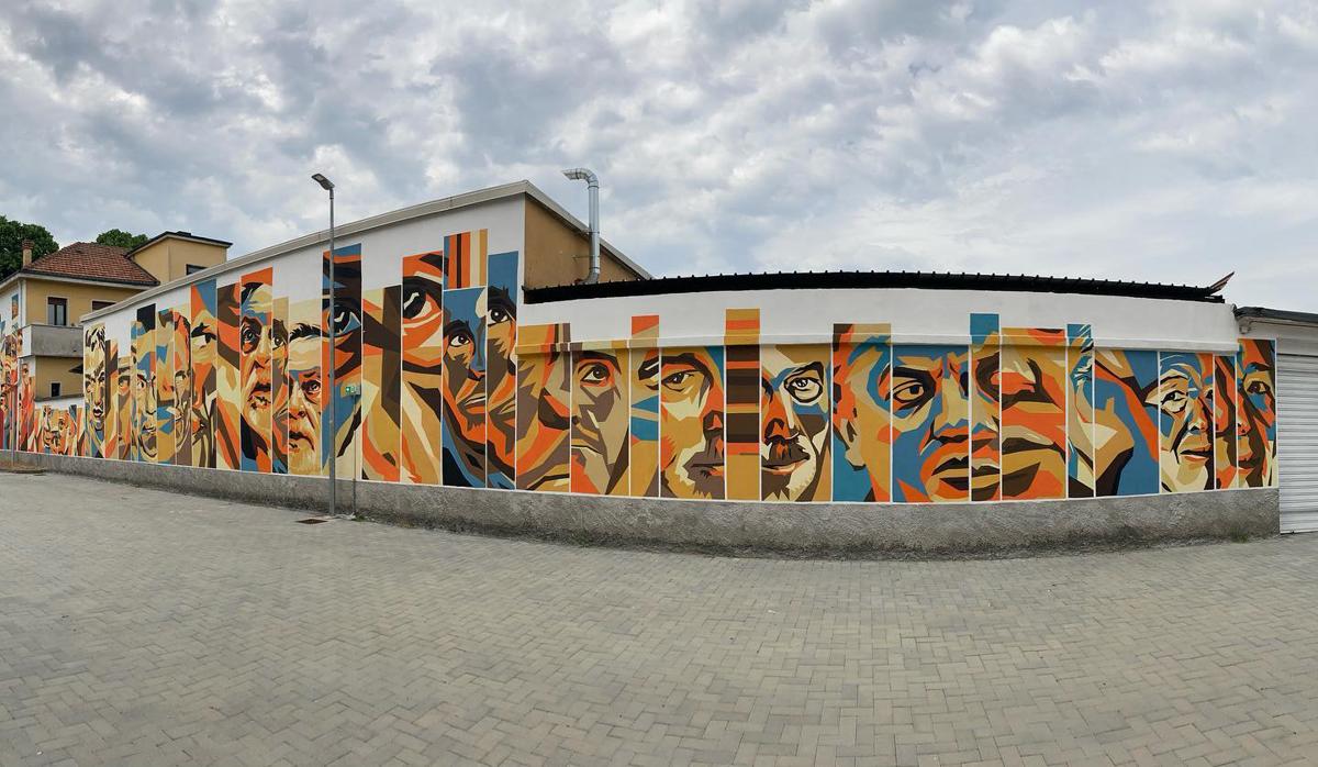 Orticanoodles: completato il grande murale al Martinitt. FOTO Orticanoodles: completato il grande murale al Martinitt. FOTO