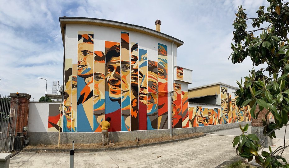 Orticanoodles: completato il grande murale al Martinitt. FOTO Orticanoodles: completato il grande murale al Martinitt. FOTO