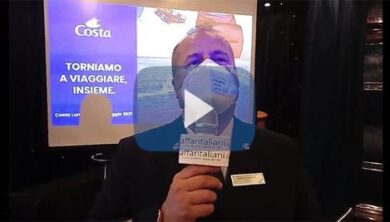 Costa Luminosa riparte da Trieste: “Che sia vento di ripartenza”