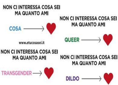 “Non ci interessa cosa sei, ma quanto ami”: la campagna contro l’omofobia