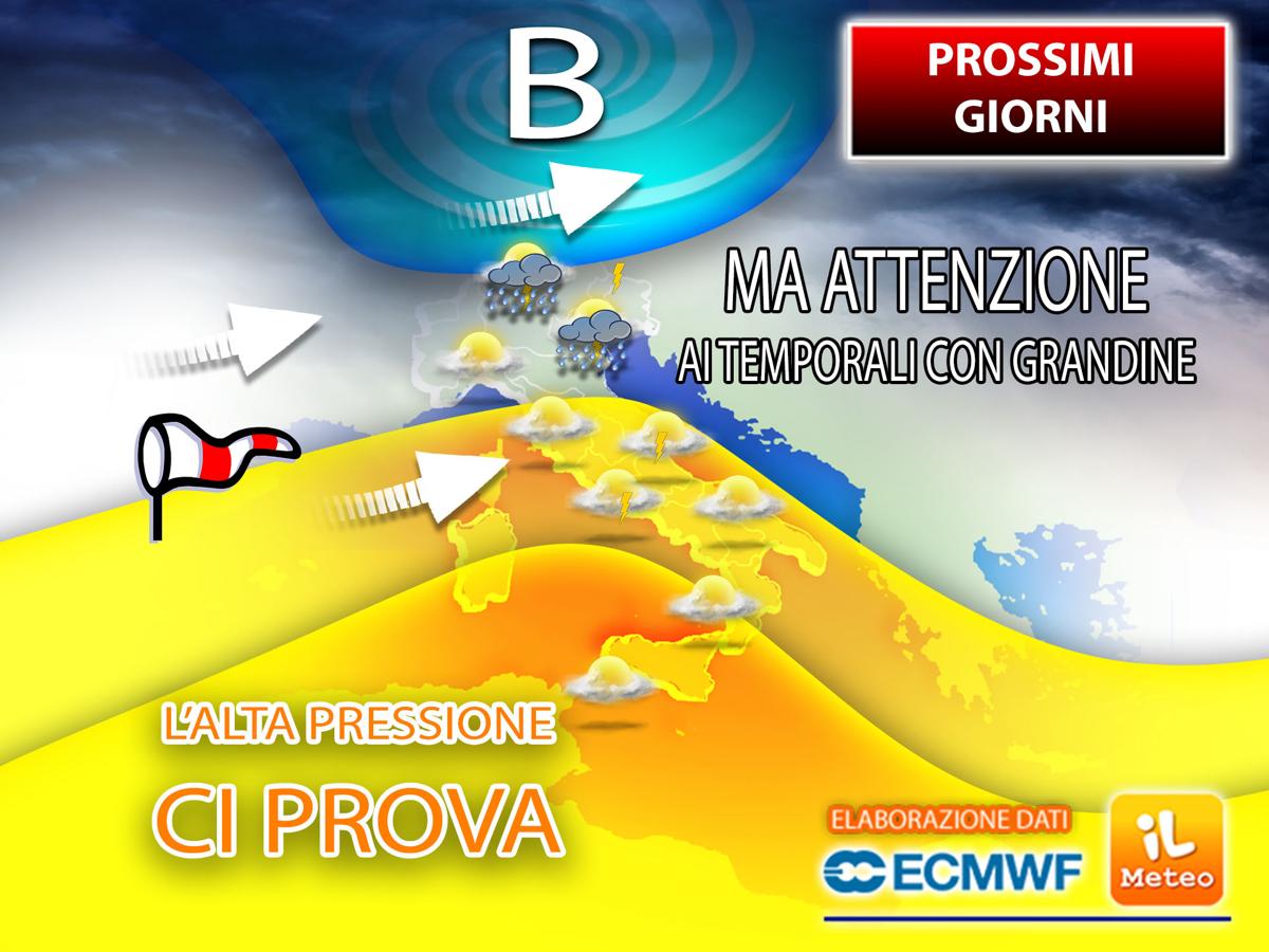 Meteo, previsioni settimanali: estate lontana, ancora temporali e grandine Meteo, previsioni settimanali: estate lontana, ancora temporali e grandine