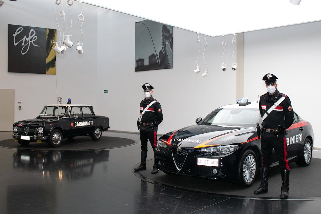 Presentata l’Alfa Romeo Giulia per l’Arma dei Carabinieri Presentata l’Alfa Romeo Giulia per l’Arma dei Carabinieri