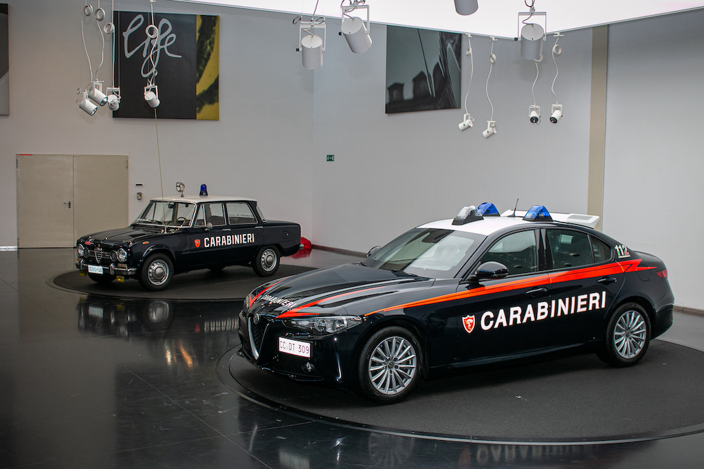 Presentata l’Alfa Romeo Giulia per l’Arma dei Carabinieri Presentata l’Alfa Romeo Giulia per l’Arma dei Carabinieri
