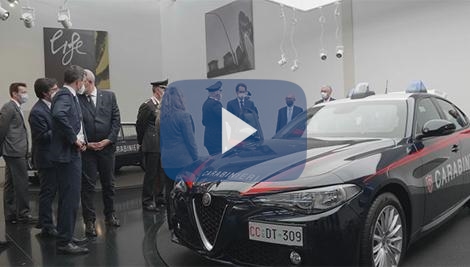 Presentata l’Alfa Romeo Giulia per l’Arma dei Carabinieri Presentata l’Alfa Romeo Giulia per l’Arma dei Carabinieri