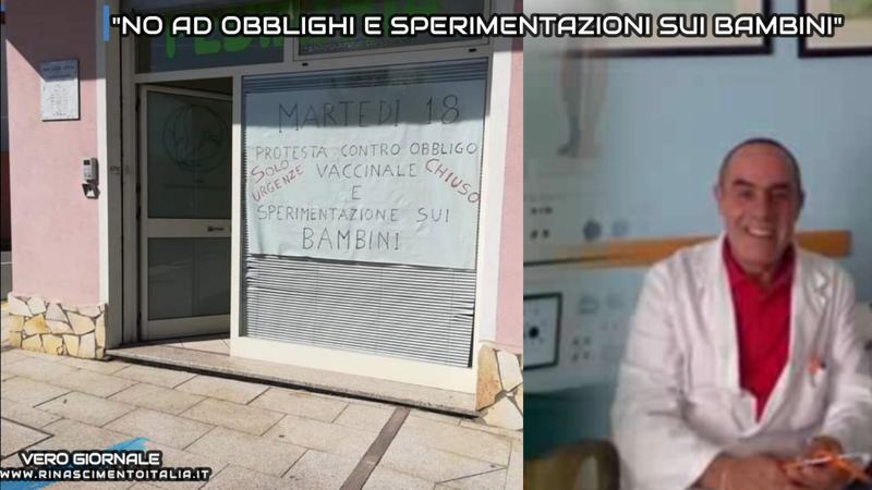 Obblighi e sperimentazioni, la protesta di un pediatra: il tg VERO GIORN Obblighi e sperimentazioni, la protesta di un pediatra: il tg VERO GIORN