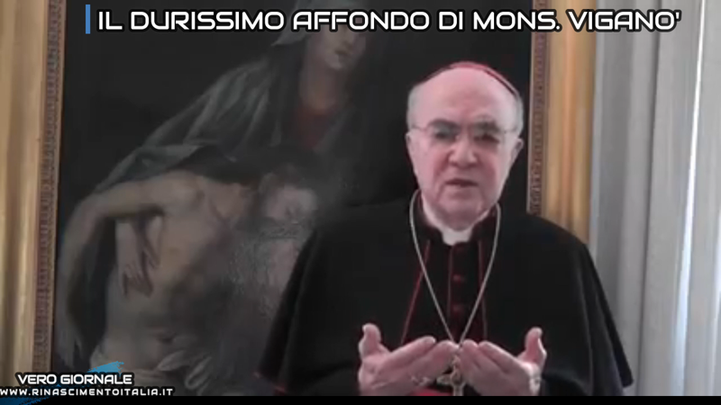 Cure negate e vaccini, il duro affondo di Mons.Viganò: il tg VERO GIORNALE Cure negate e vaccini, il duro affondo di Mons.Viganò: il tg VERO GIORNALE