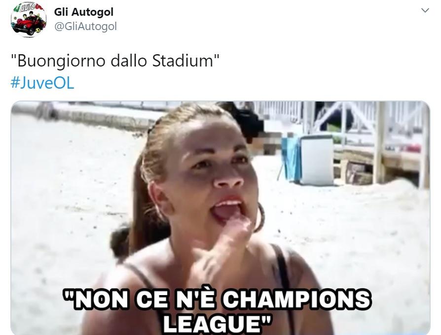 Juve e Milan in Champions, Napoli fuori: sui social si scatena lo sfottò Juve e Milan in Champions, Napoli fuori: sui social si scatena lo sfottò