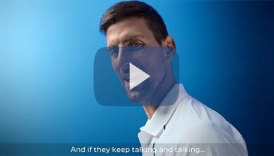 Novak Djokovic, protagonista della nuova campagna di comunicazione Peugeot 508